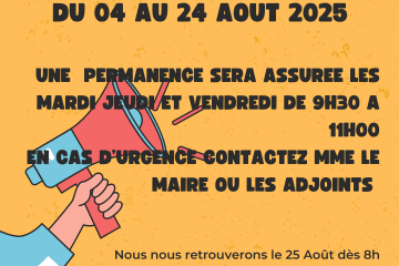 FERMETURE MAIRIE